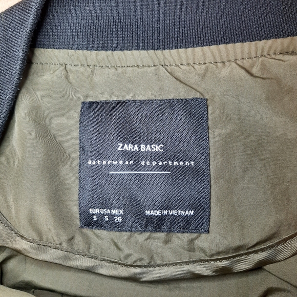 🔵2/$15 🔵ZARA lightweight bomber jacket - Picture 3 of 5